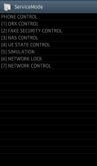 SC-06D GALAXY S3 ServiceMode PHONE CONTROLメニュー